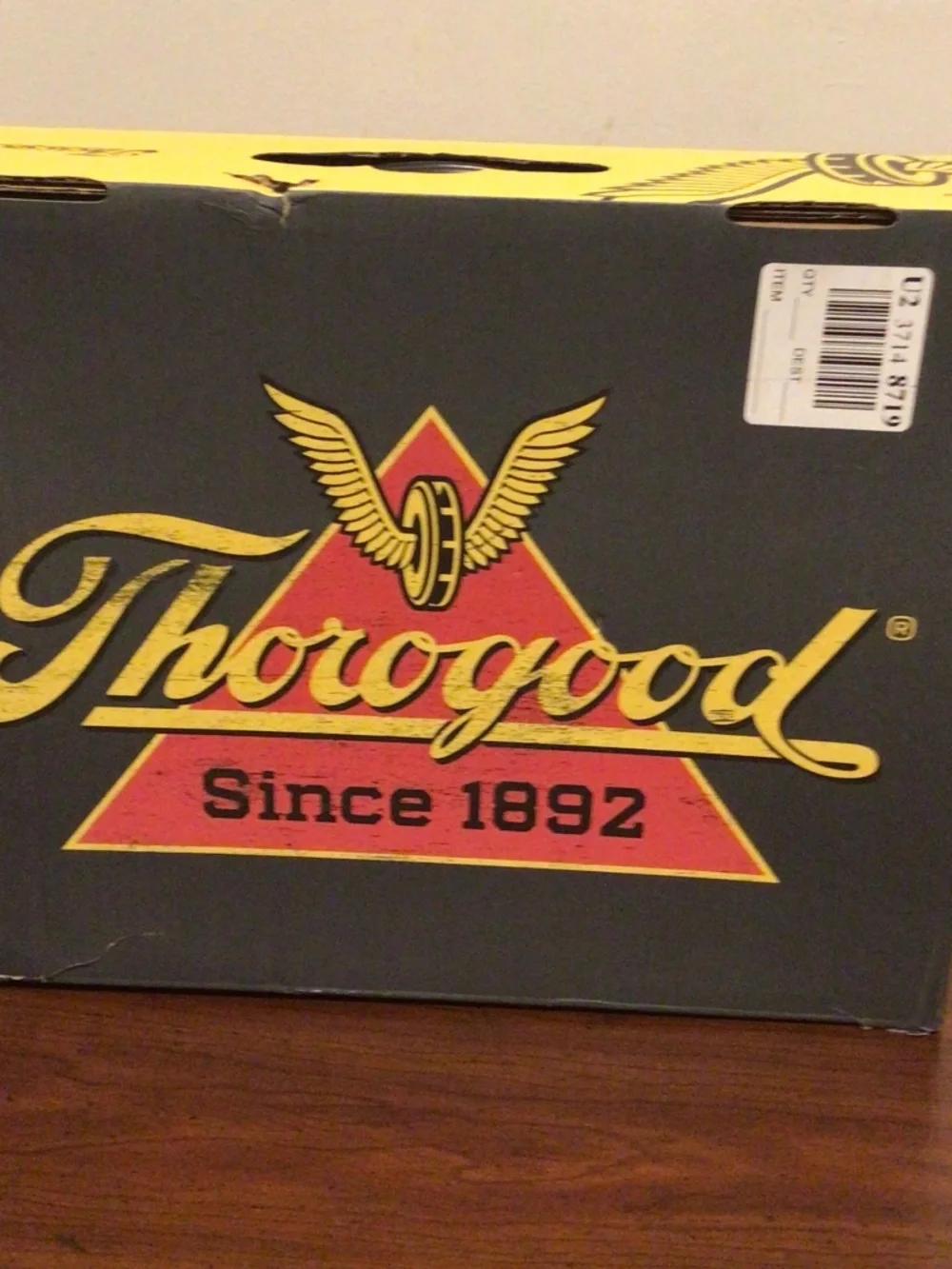Thorogood Job Fitted Cross Trek slip resistant safety toe shoe SZ 11 W NIB